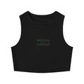 Softball Women's Tight Crewneck Crop Tank Top