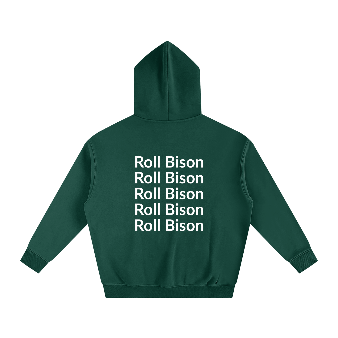 Roll Bison Oversize Fleeced Hoodie