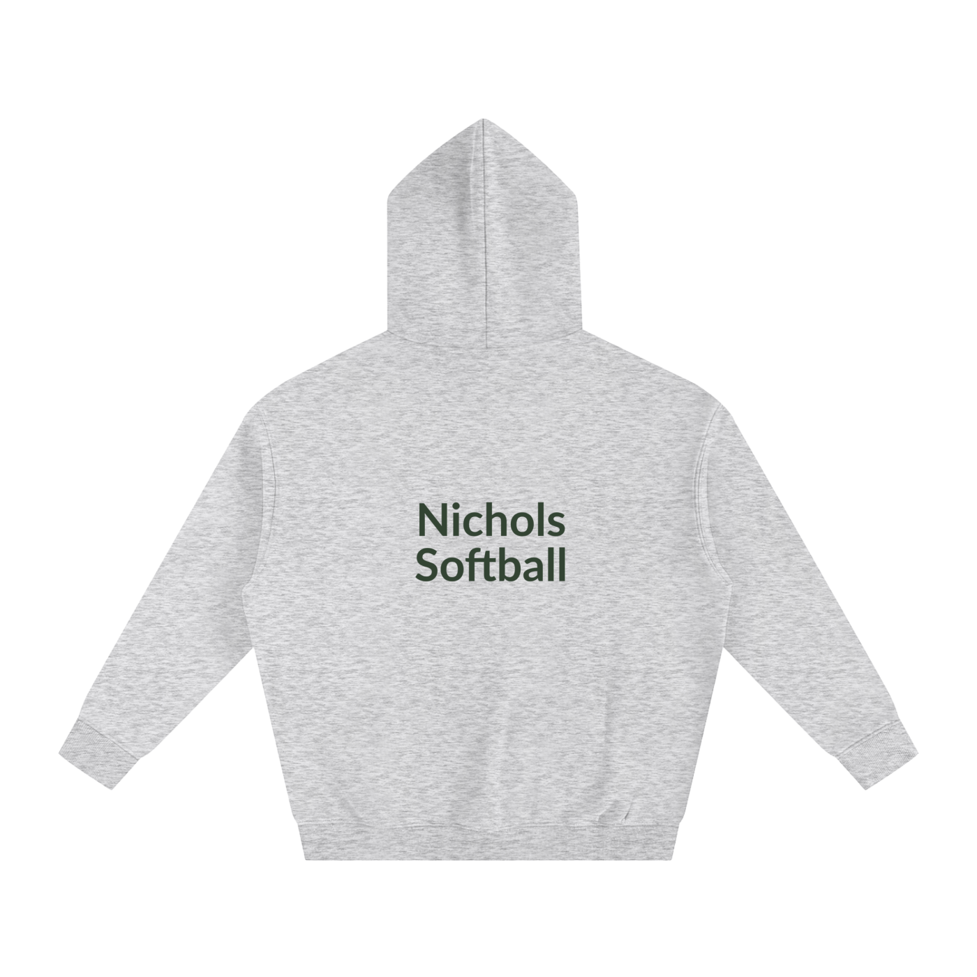 Softball Oversize Fleeced Hoodie