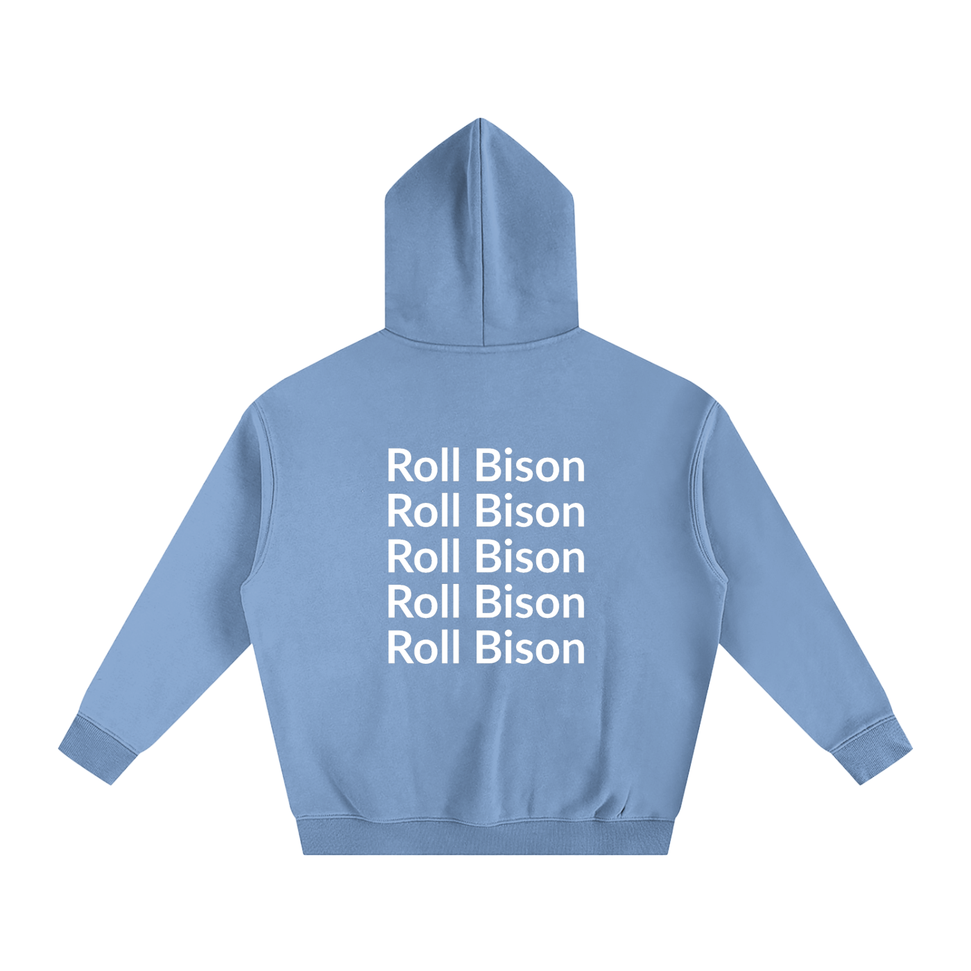 Roll Bison Oversize Fleeced Hoodie