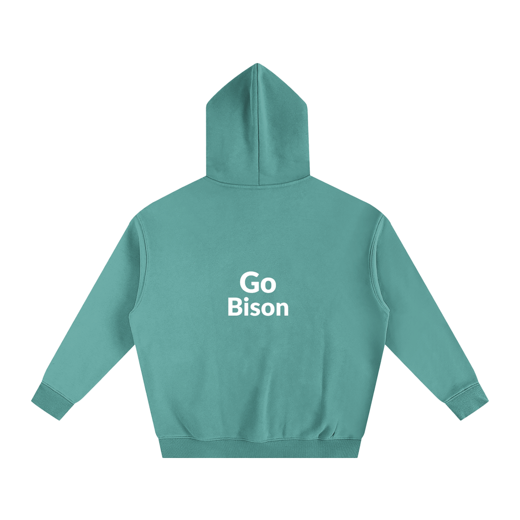 Go Bison  Oversize Fleeced Hoodie