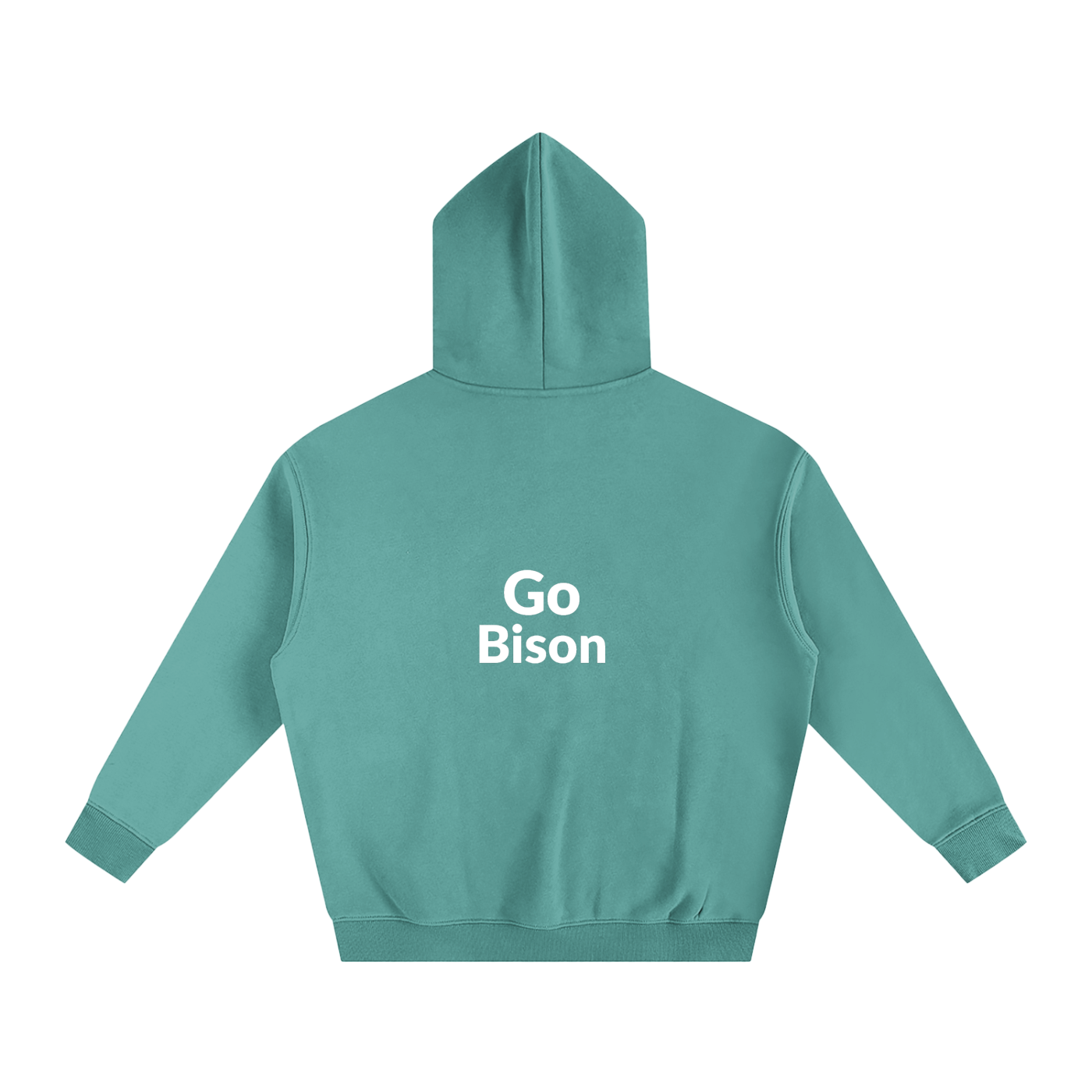 Go Bison  Oversize Fleeced Hoodie
