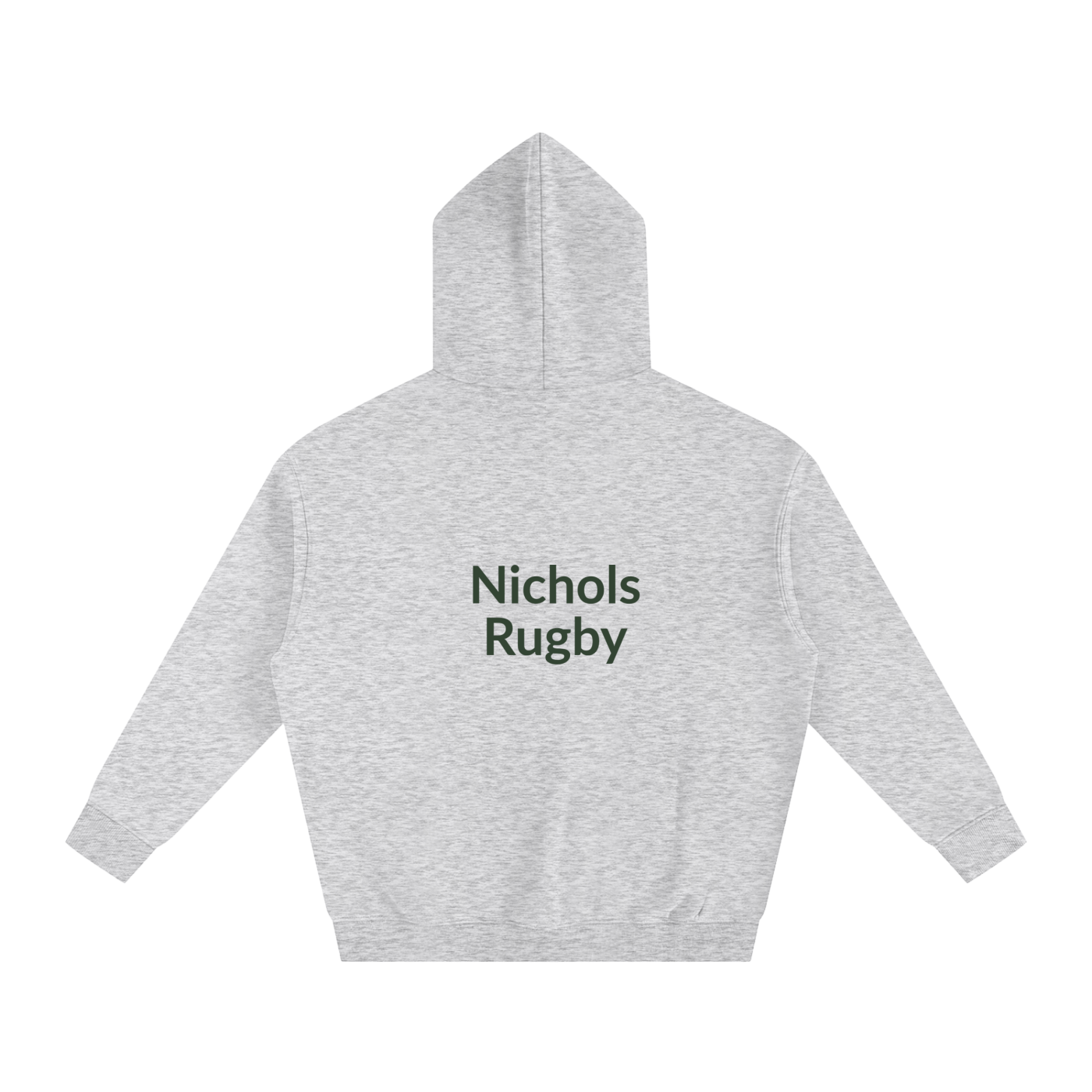 Rugby Oversize Fleeced Hoodie