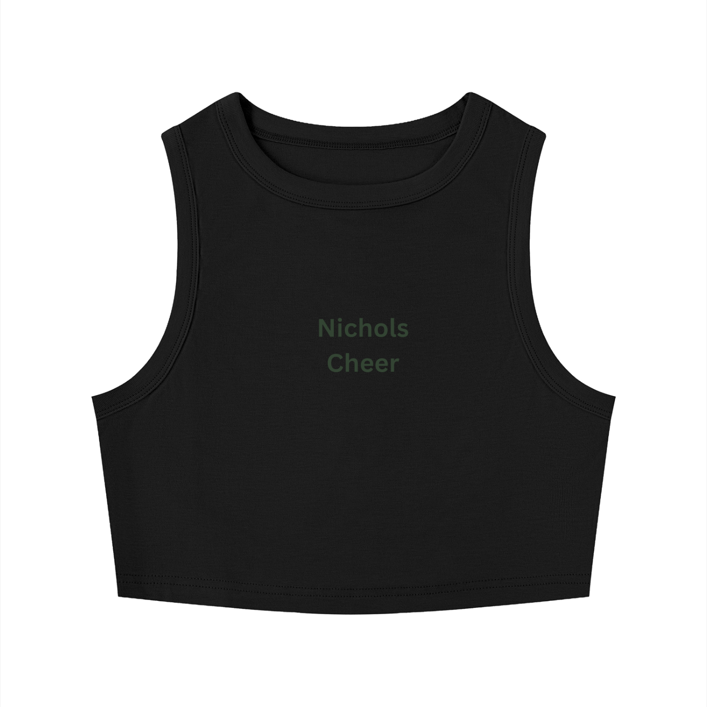 Cheer Women's Tight Crewneck Crop Tank Top