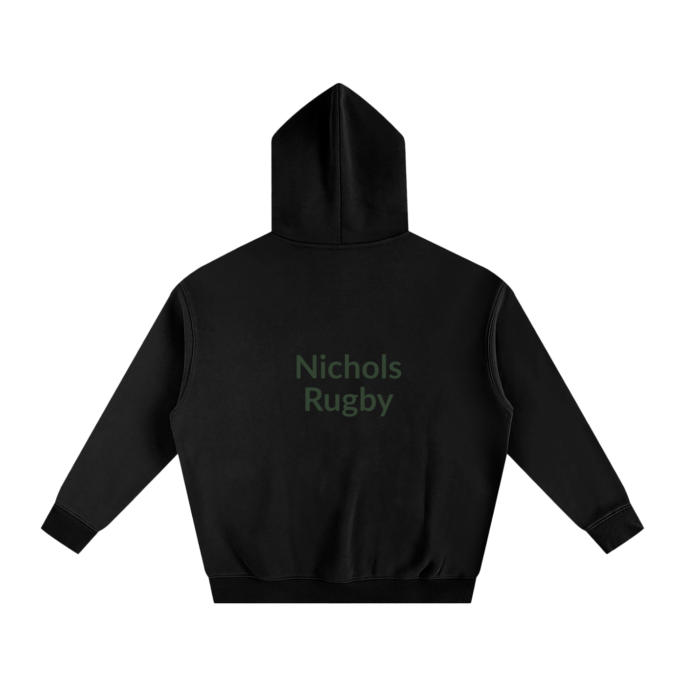 Rugby Oversize Fleeced Hoodie