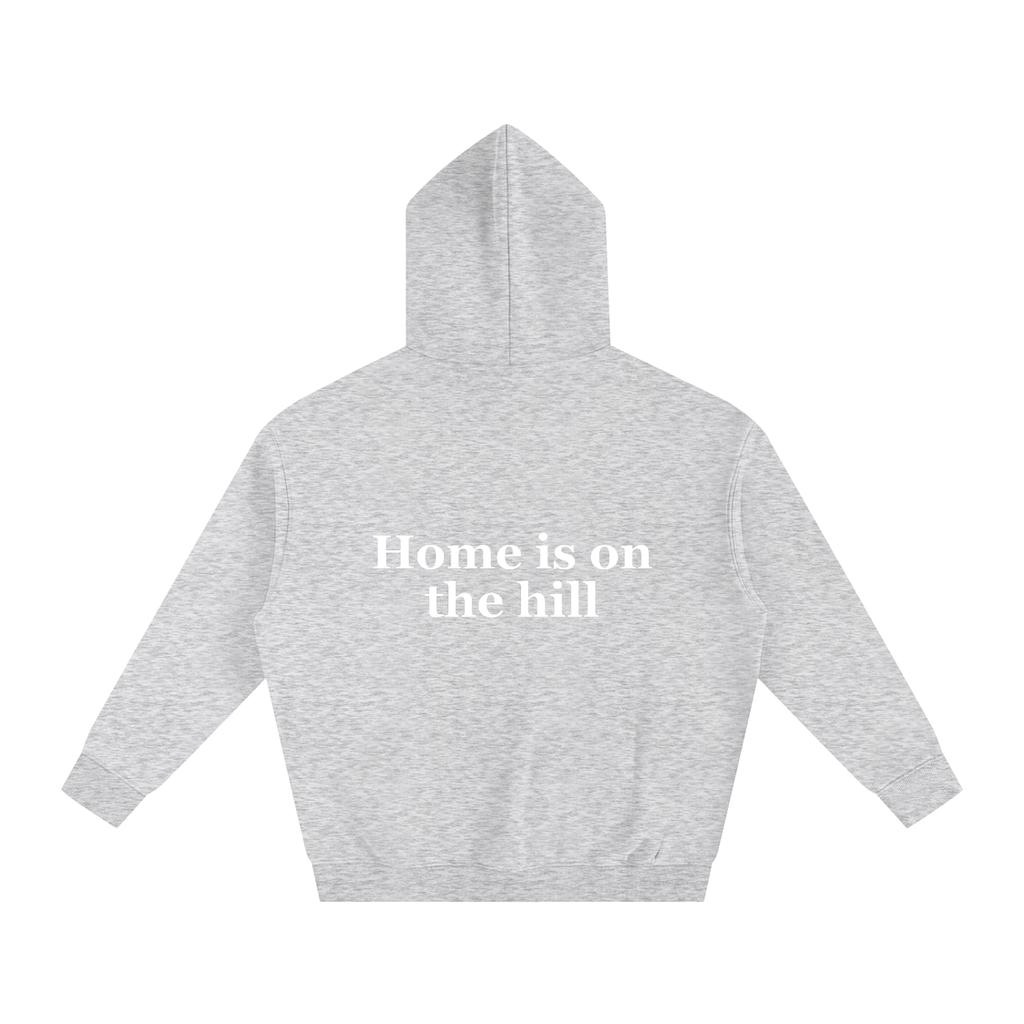 Home is on the hill Oversize Fleeced Hoodie