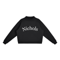 Nichols  Essential Fleece Mock-Neck Crew Sweatshirt