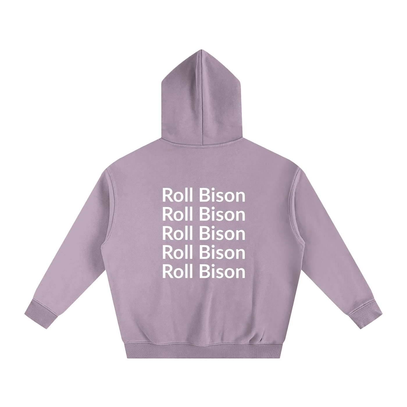 Roll Bison Oversize Fleeced Hoodie