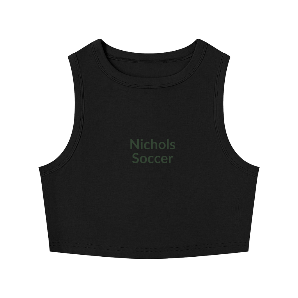 Soccer Women's Tight Crewneck Crop Tank Top