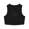 Soccer Women's Tight Crewneck Crop Tank Top