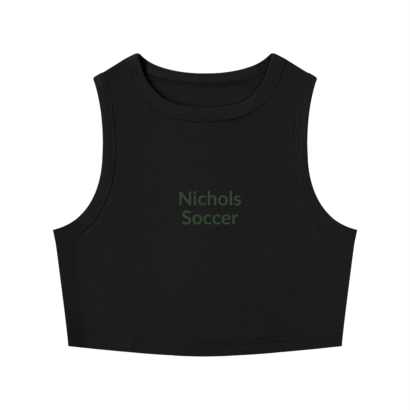 Soccer Women's Tight Crewneck Crop Tank Top