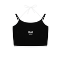 Roll Bison Contrast Binding Halter Tank Top