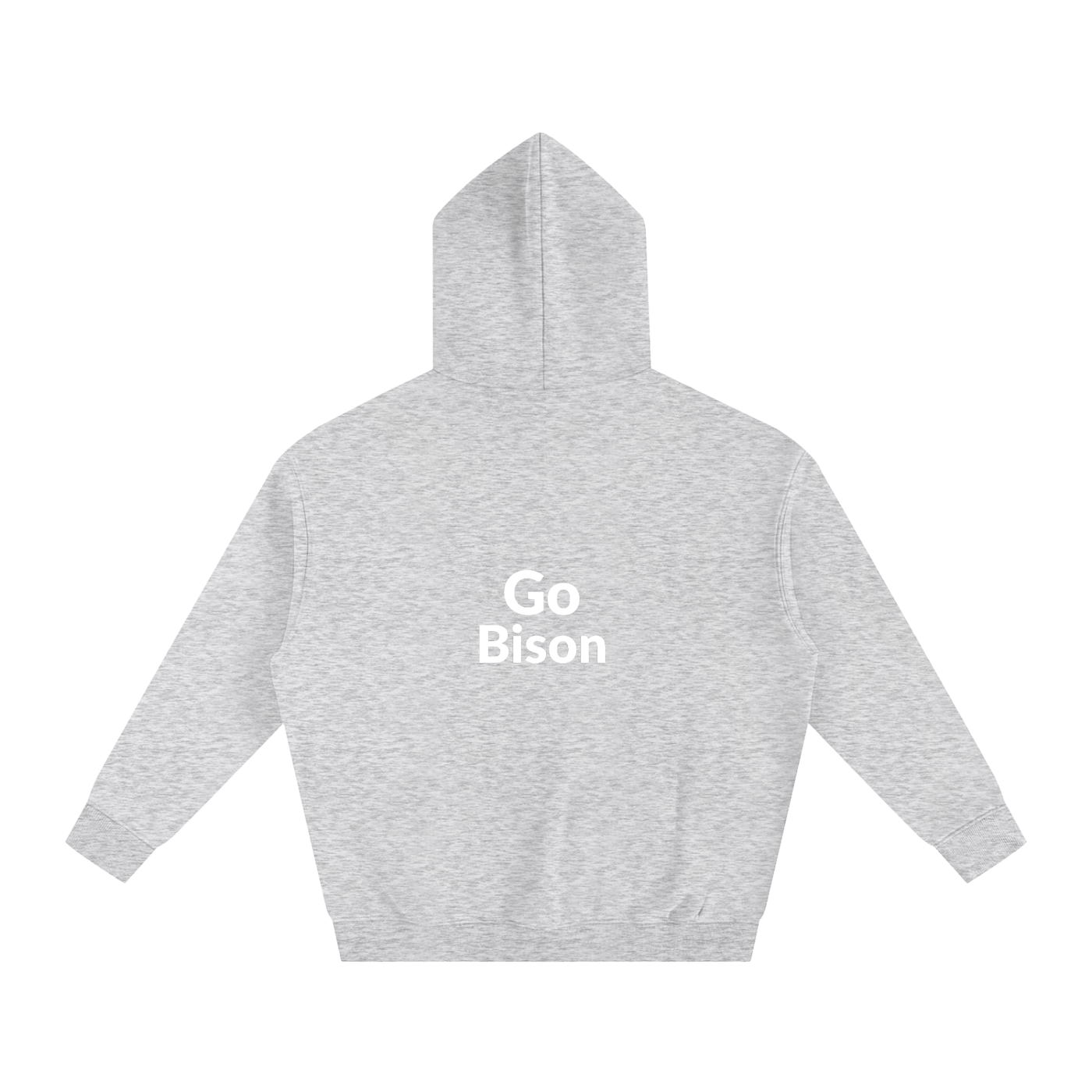 Go Bison  Oversize Fleeced Hoodie