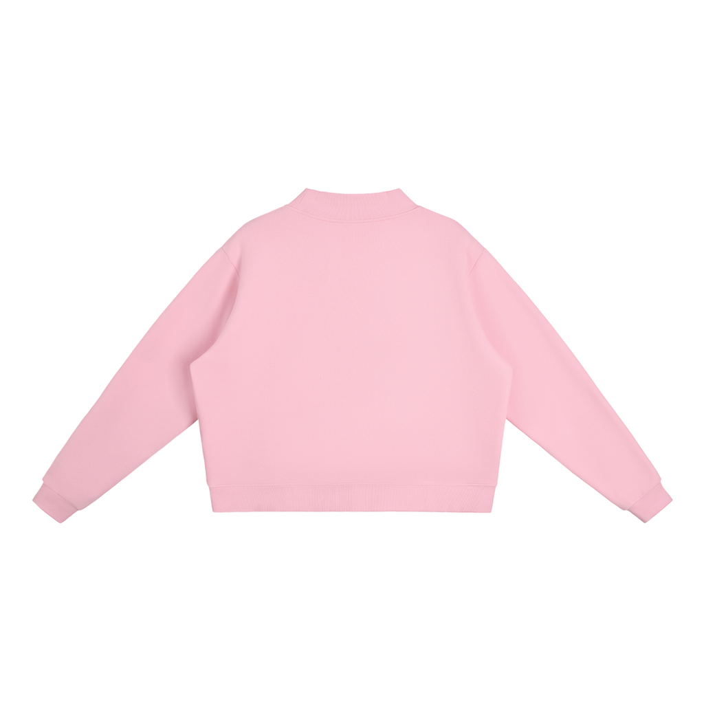 Nichols Essential Fleece Mock-Neck Crew Sweatshirt