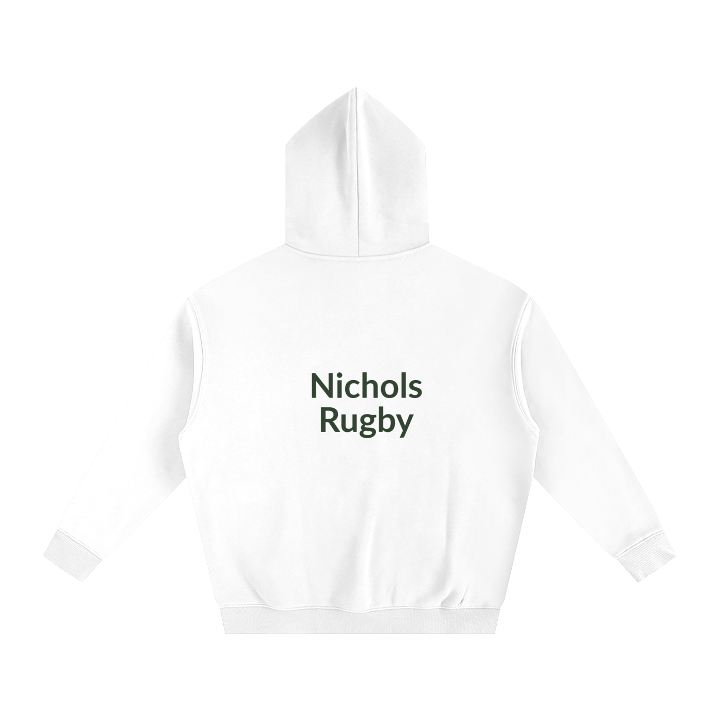 Rugby Oversize Fleeced Hoodie
