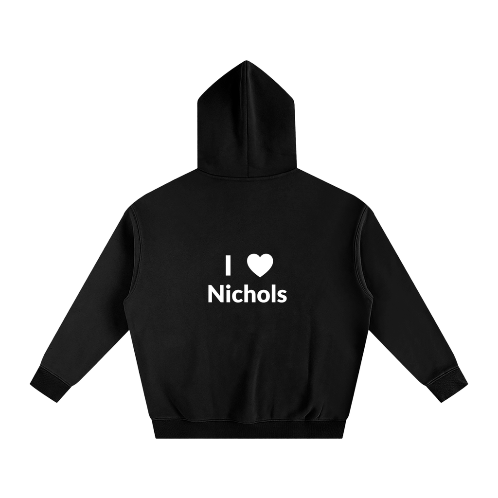 I love Nichols Oversize Fleeced Hoodie