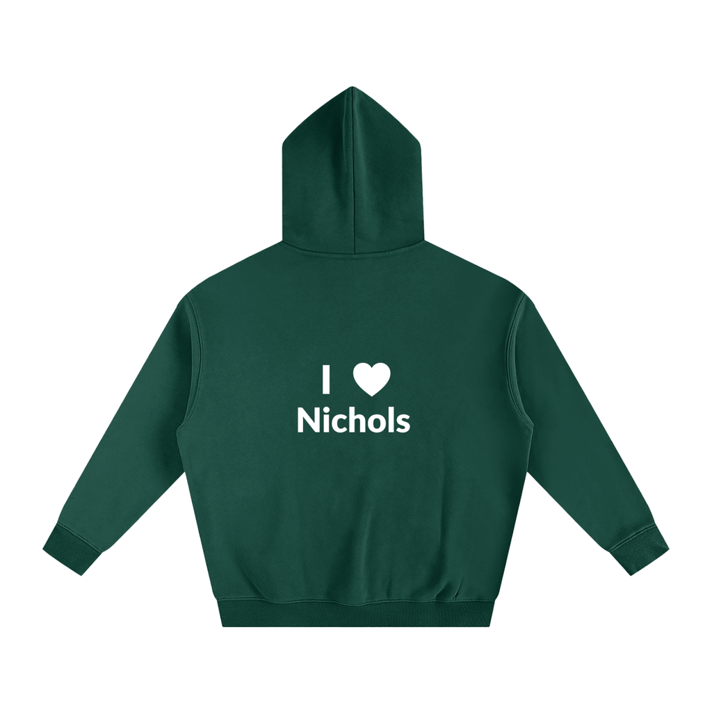 I love Nichols Oversize Fleeced Hoodie