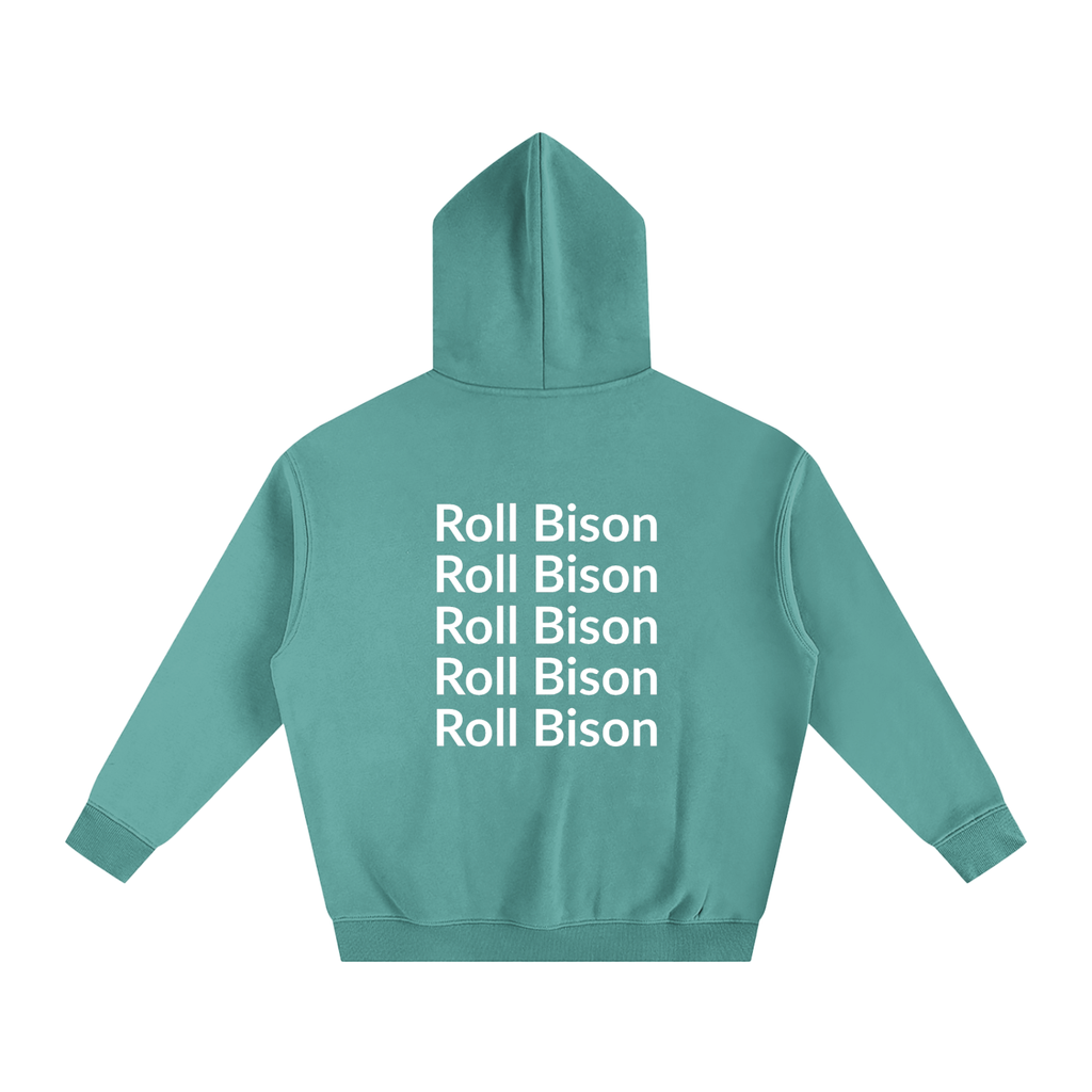Roll Bison Oversize Fleeced Hoodie