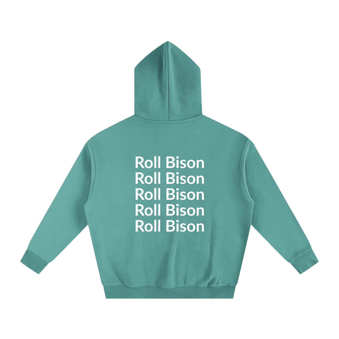 Roll Bison Oversize Fleeced Hoodie