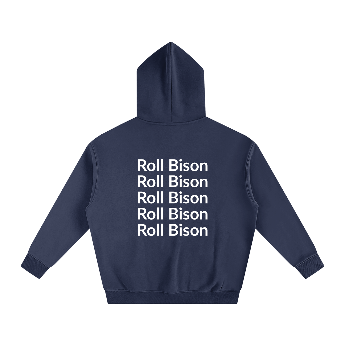 Roll Bison Oversize Fleeced Hoodie