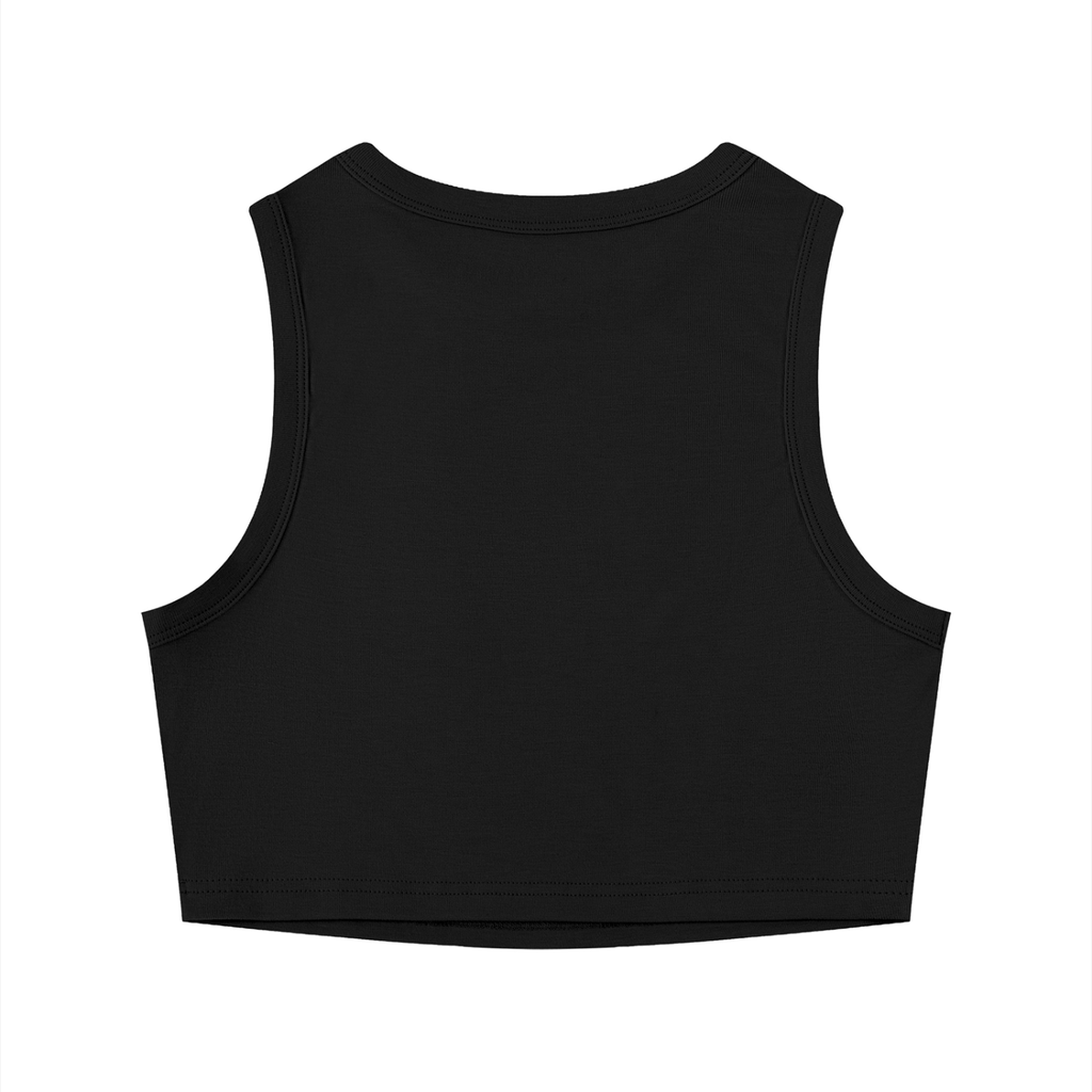 Volleyball Women's Tight Crewneck Crop Tank Top