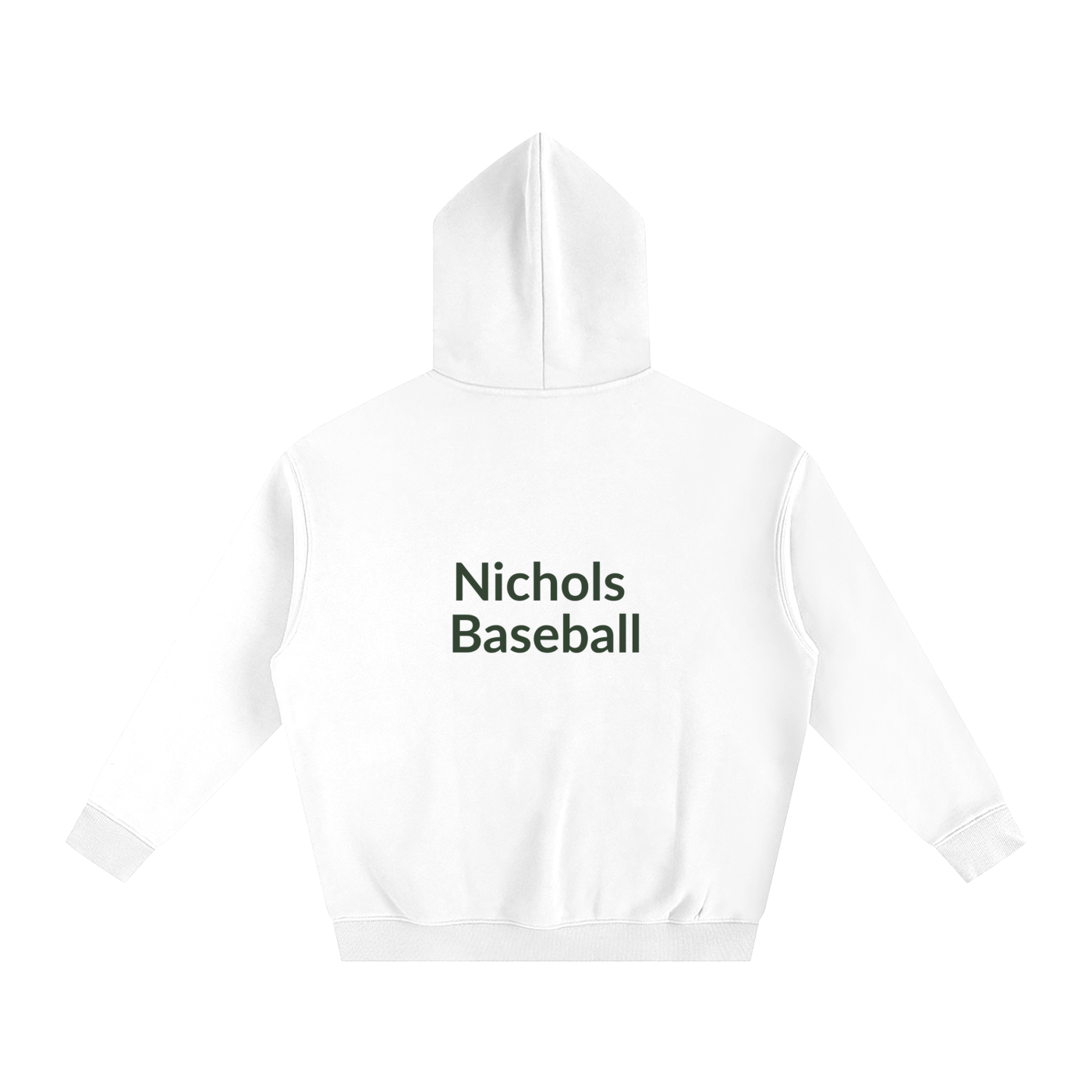 Baseball Oversize Fleeced Hoodie