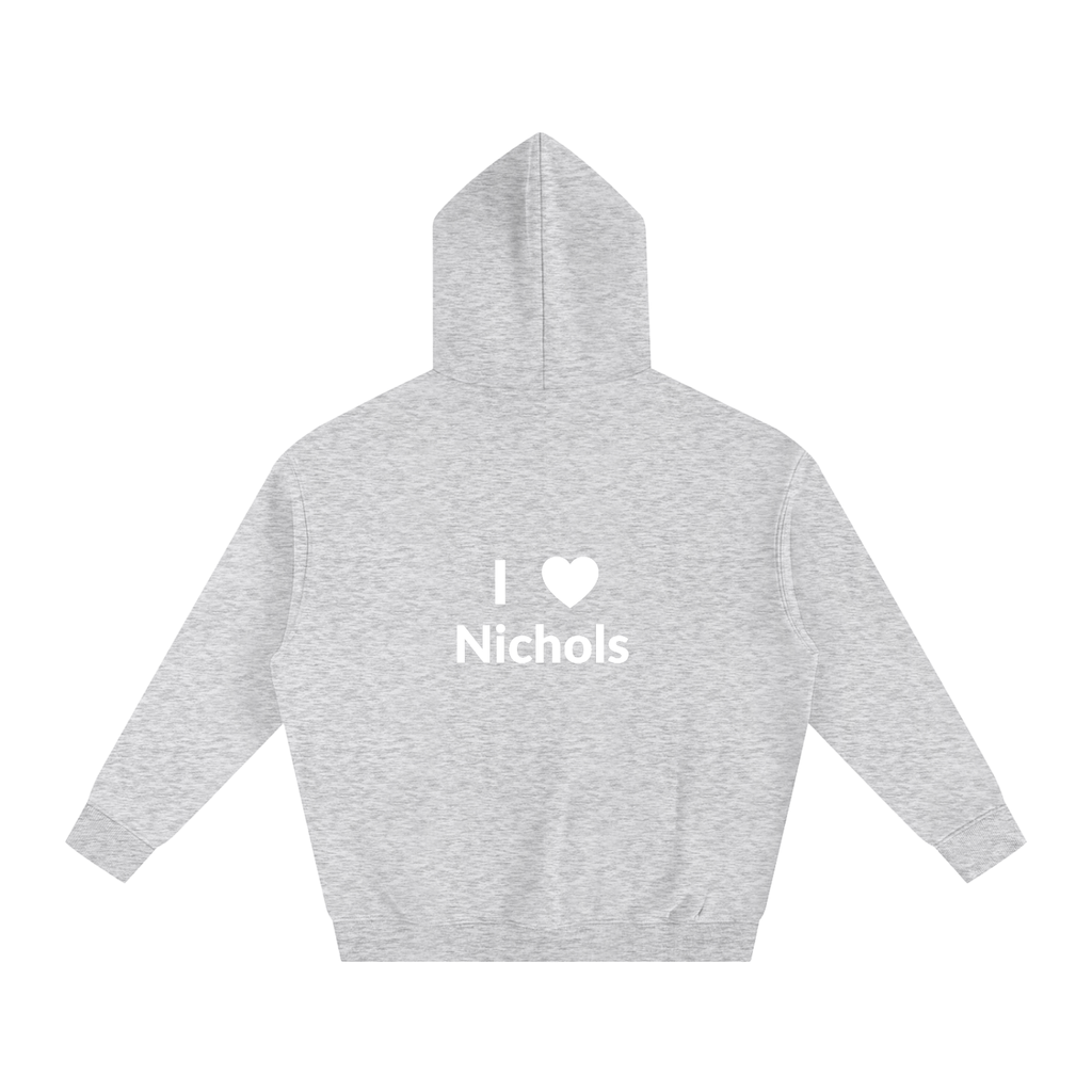 I love Nichols Oversize Fleeced Hoodie