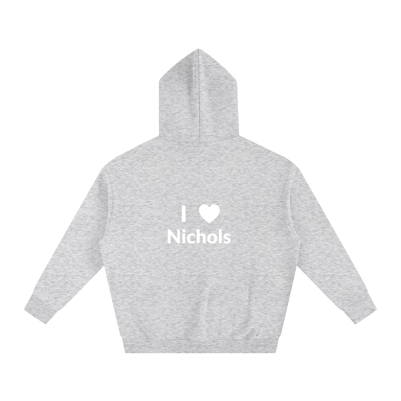 I love Nichols Oversize Fleeced Hoodie