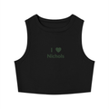 I love Nichols Women's Tight Crewneck Crop Tank Top