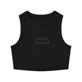Baseball Women's Tight Crewneck Crop Tank Top
