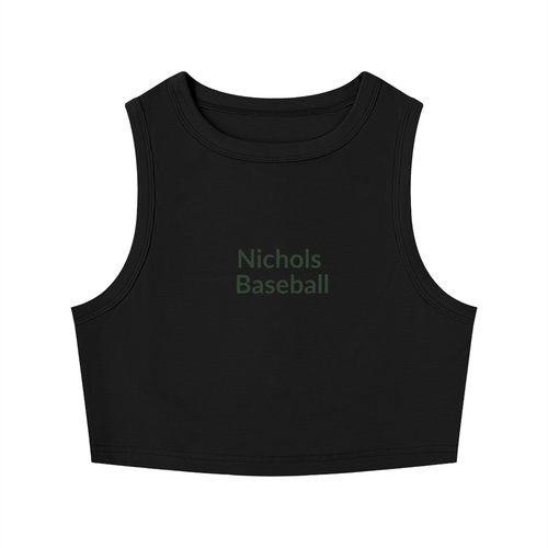 Baseball Women's Tight Crewneck Crop Tank Top