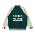Two Tone Raglan Sleeve Varsity Jacket