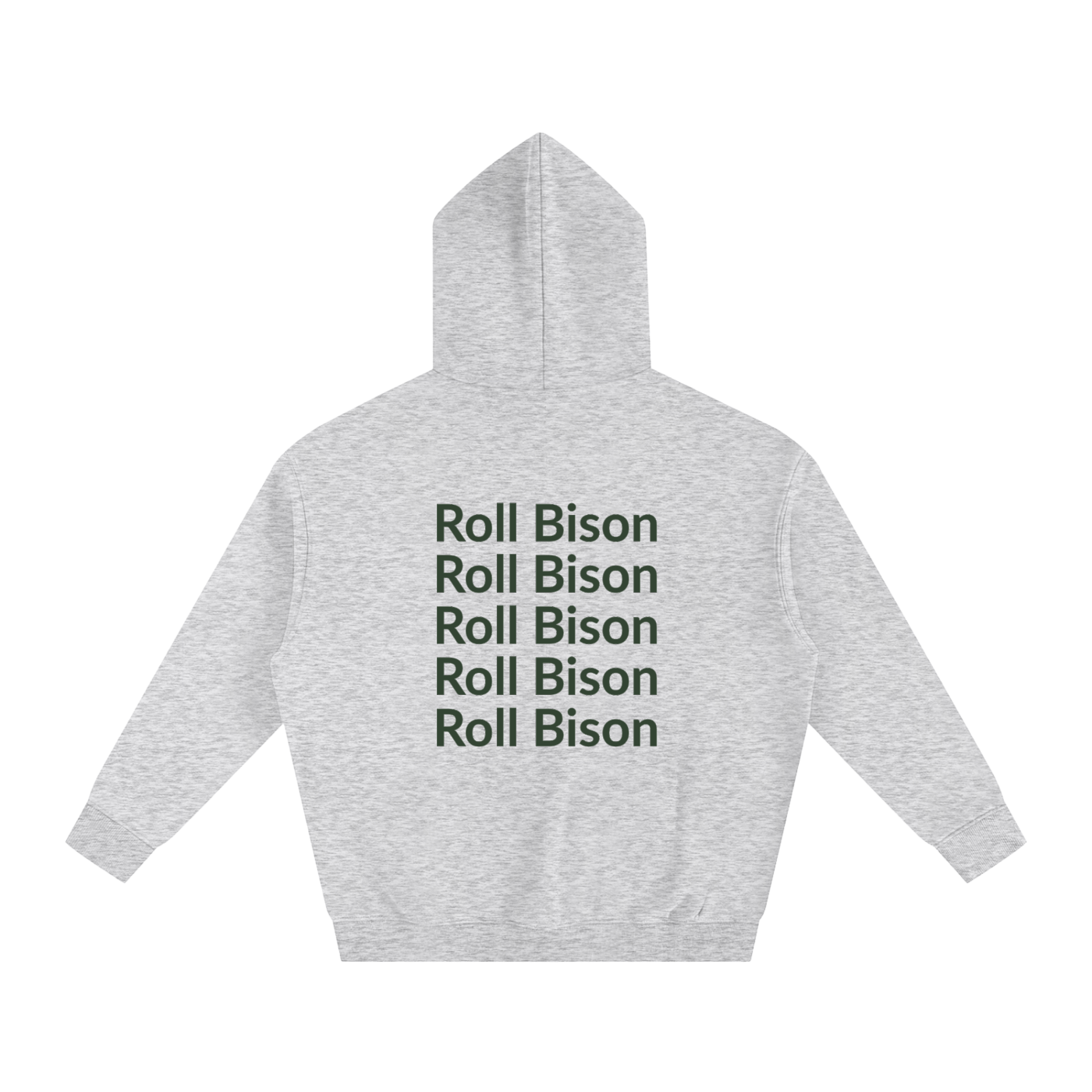Roll Bison Oversize Fleeced Hoodie