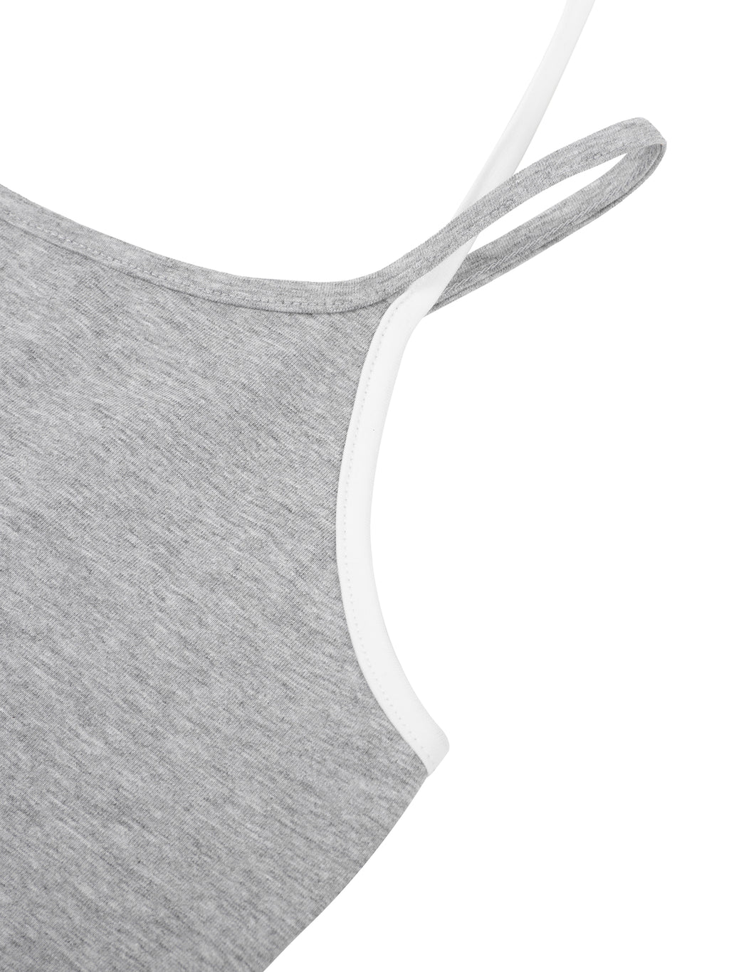 Roll Bison Contrast Binding Halter Tank Top