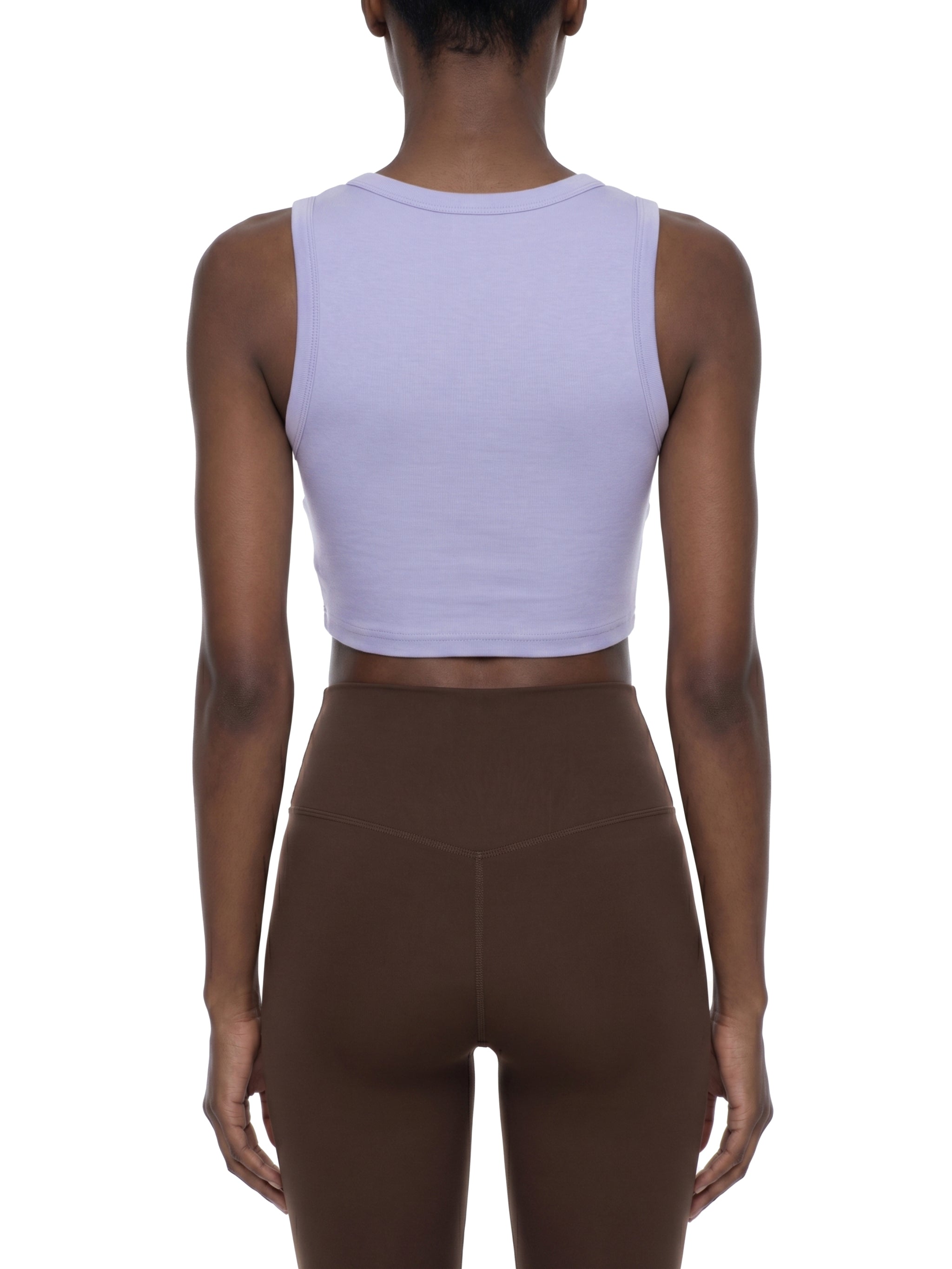Cheer Women's Tight Crewneck Crop Tank Top